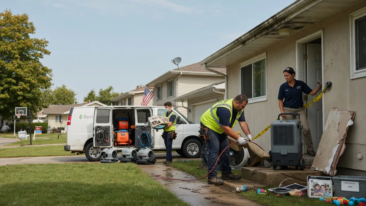 Water Damage Restoration in Luthersburg, PA near me